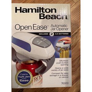 NEW Hamilton Beach OpenEase Automatic Jar Opener - 76800‎